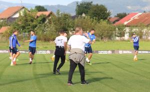 Nuno Gomes gledao trening bh. Zmajeva